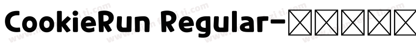 CookieRun Regular字体转换